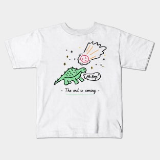 dinosaur extinction Kids T-Shirt